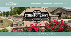 Desktop Screenshot of cameronplaceapartments.com